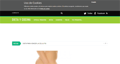 Desktop Screenshot of dietaycocina.com